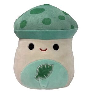 Squishmallow 8" Sydney Green Teal Leaf Mushroom Hot Topic Excl-NWT